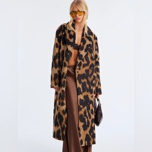 Leopard Print Coat
